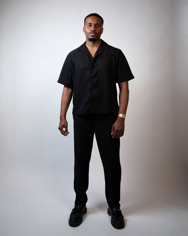 NOIR PLISSÉ – Chemise