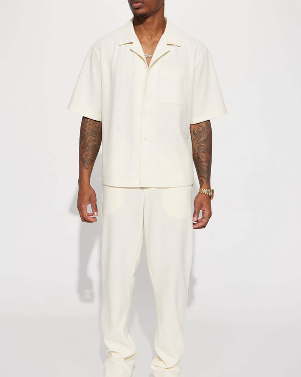 IVOIRE PLISSÉ – Chemise