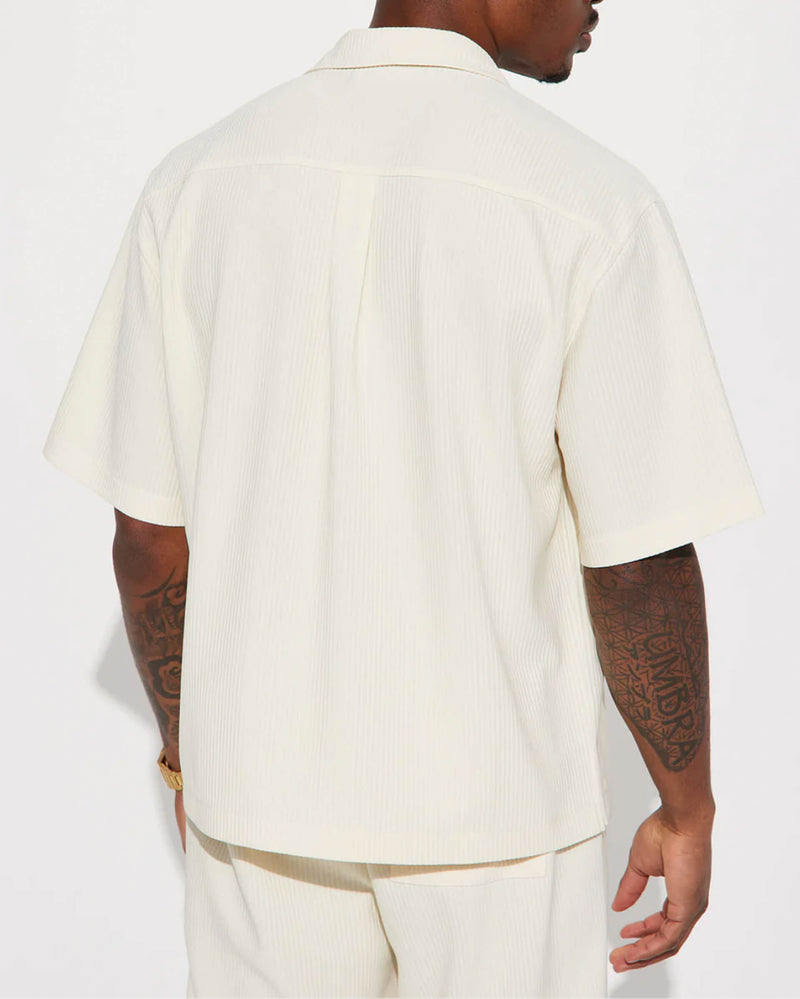 IVOIRE PLISSÉ – Chemise