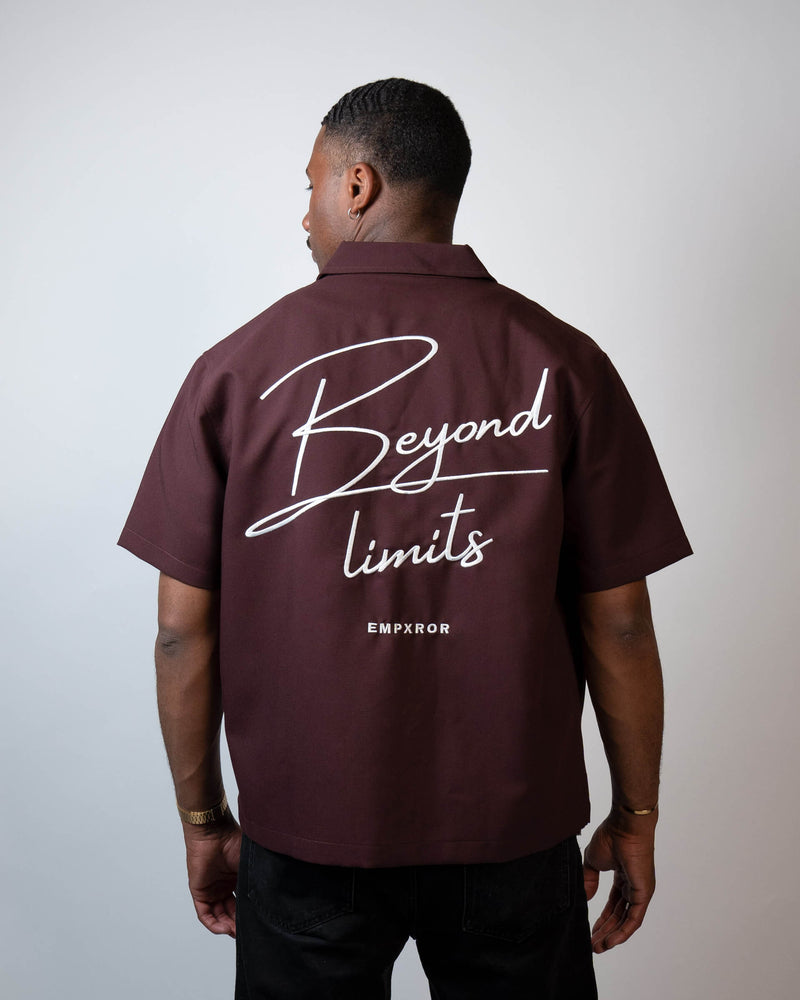 Overshirt ''Beyond limits'' Brown
