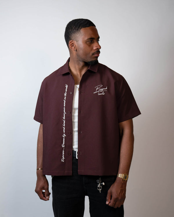 Overshirt ''Beyond limits'' Brown