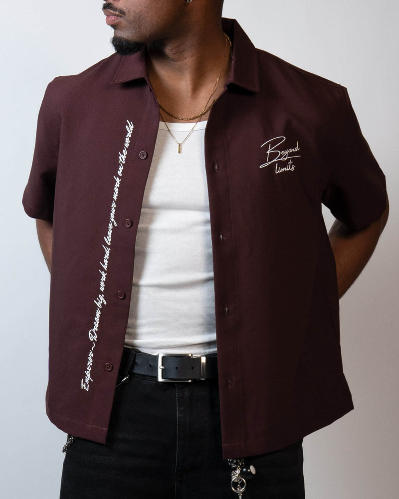 Overshirt ''Beyond limits'' Brown